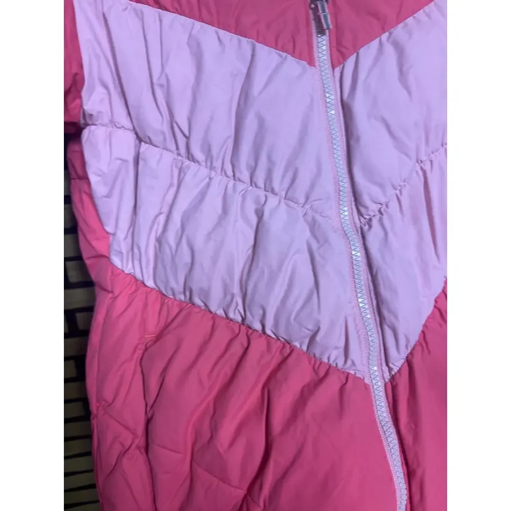 Columbia Pink‎ Puffer Jacket Girls Size Large